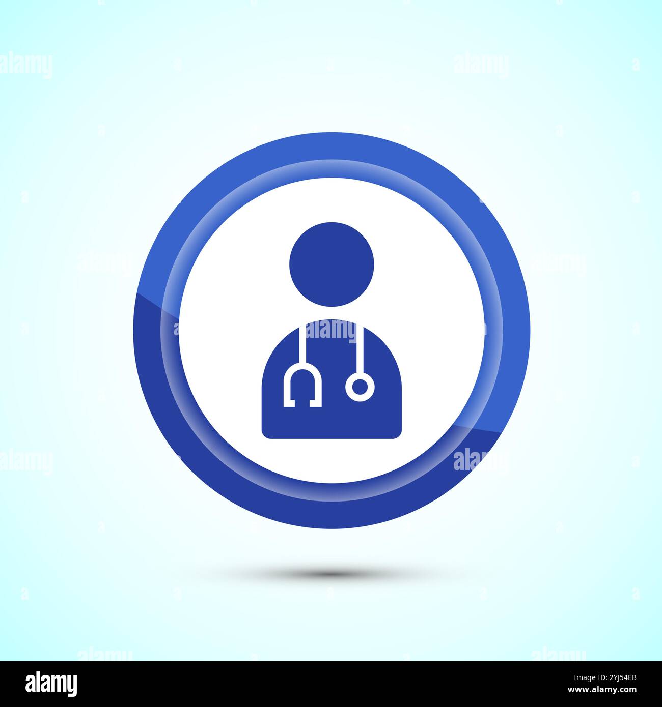 Doctor icon design illustration, Medical consultation and assistant ...