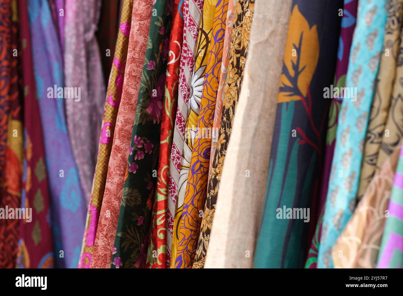 Fabrics in different patterns hi-res stock photography and images - Alamy