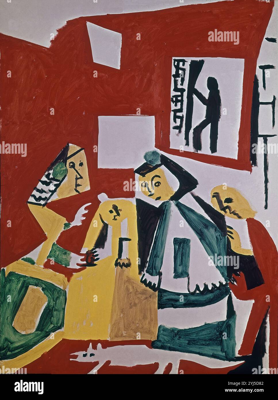 Picasso museum barcelona painting hi-res stock photography and
