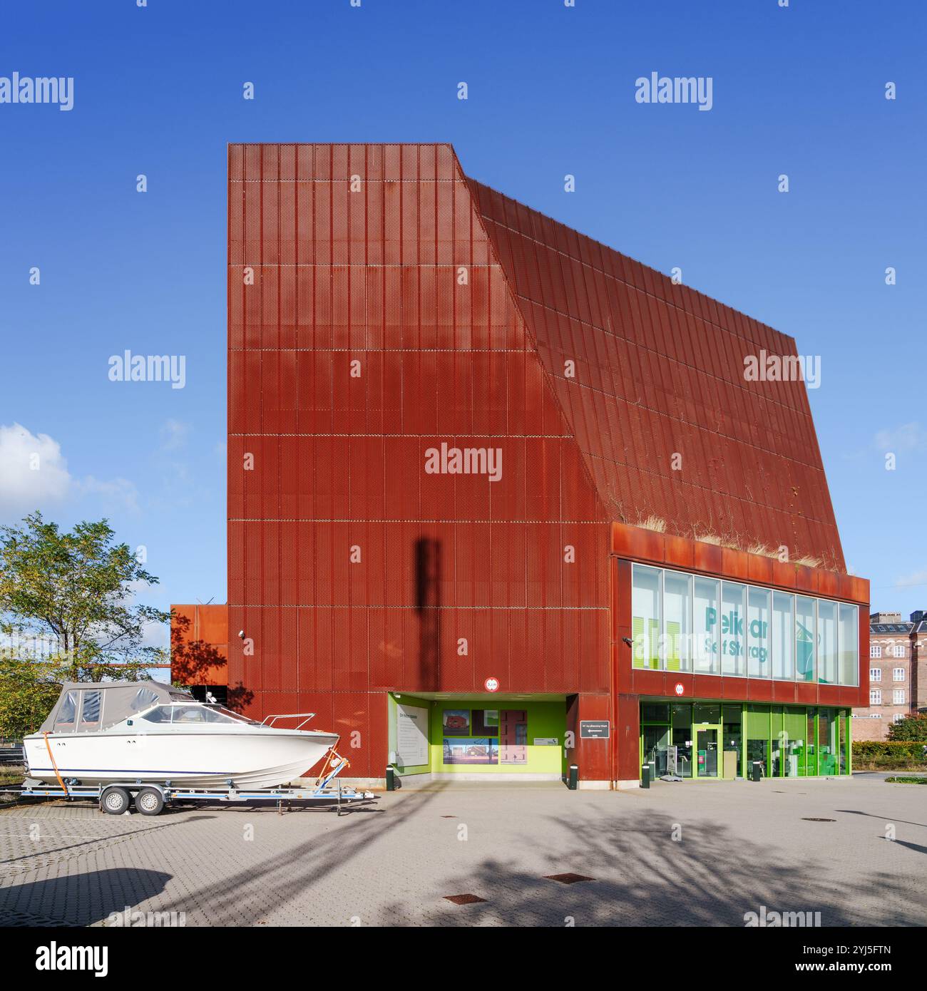 Copenhagen, Denmark - Pelican Self Storage Østerbro building by Entasis ...