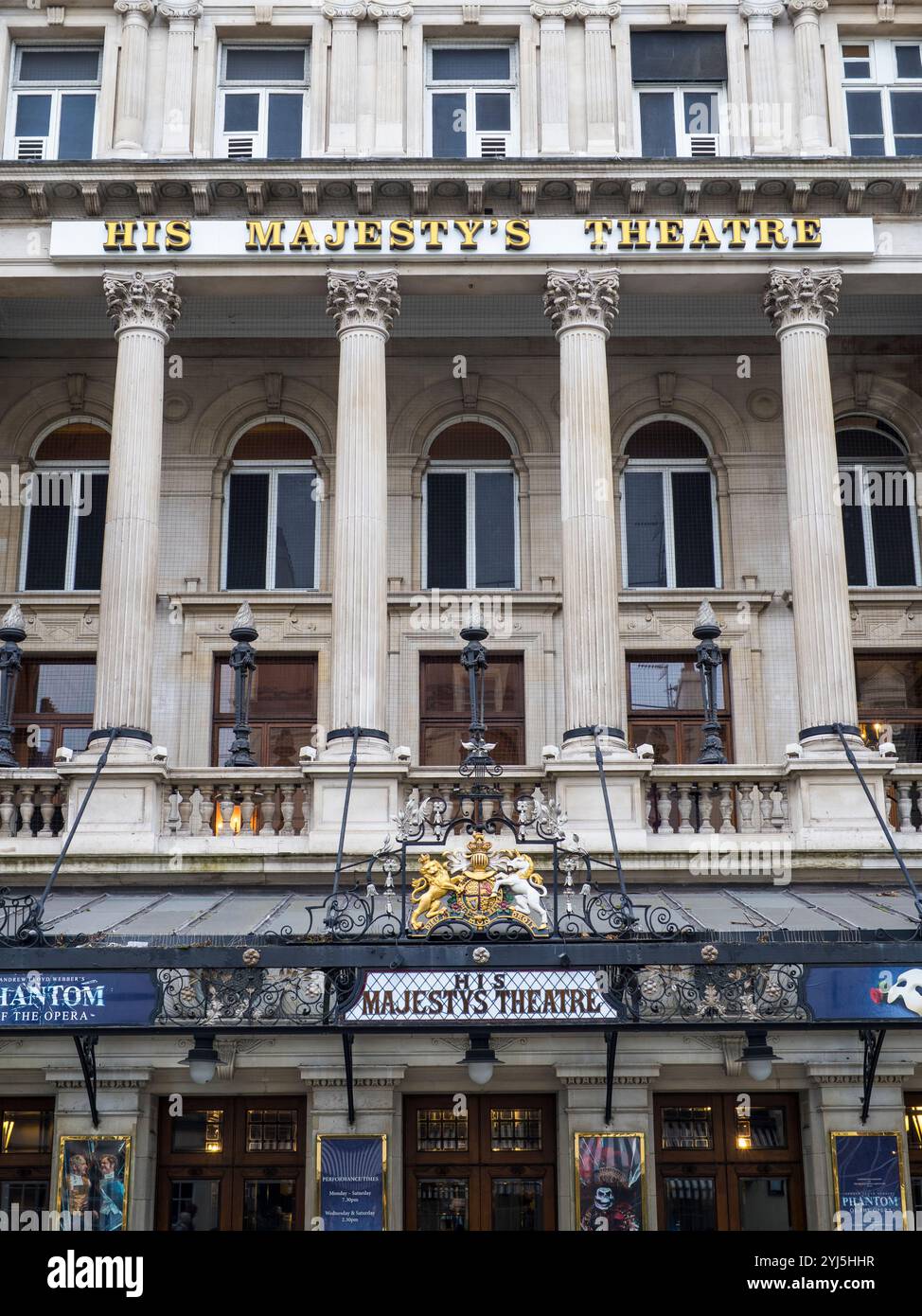His Majestys Theatre, London, England, UK, GB. Stock Photo