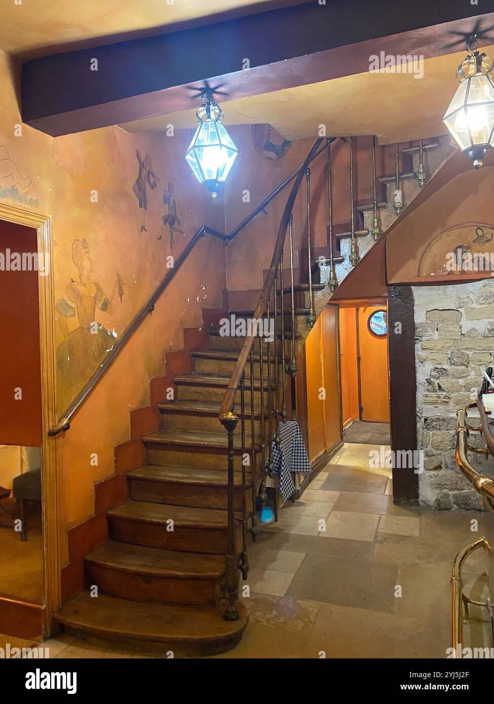Parisian Architecture, Stairs - Smartphone Captured Stock Image