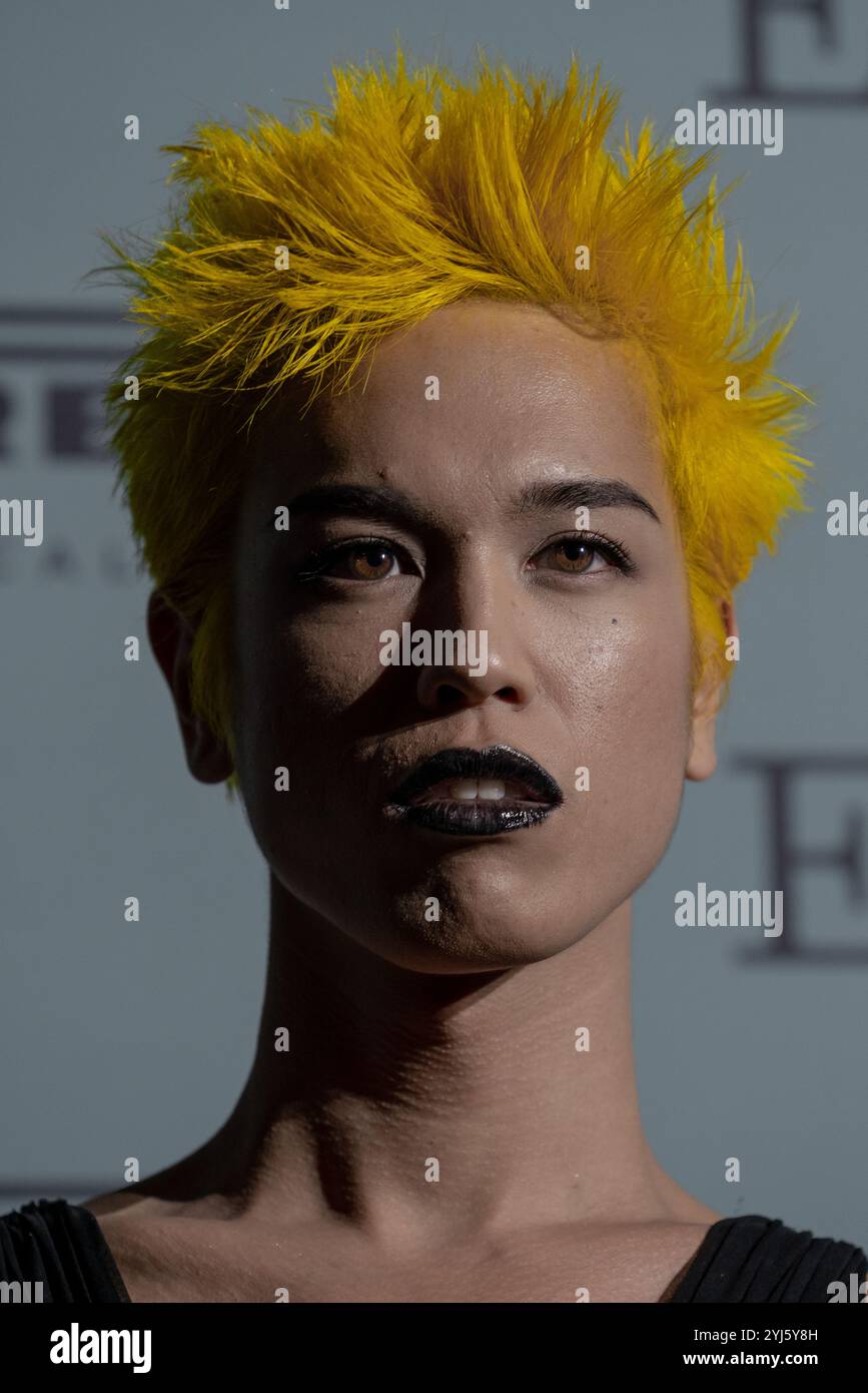 London, UK. 12th November 2024. Model and fashion director, Dara Allen ...