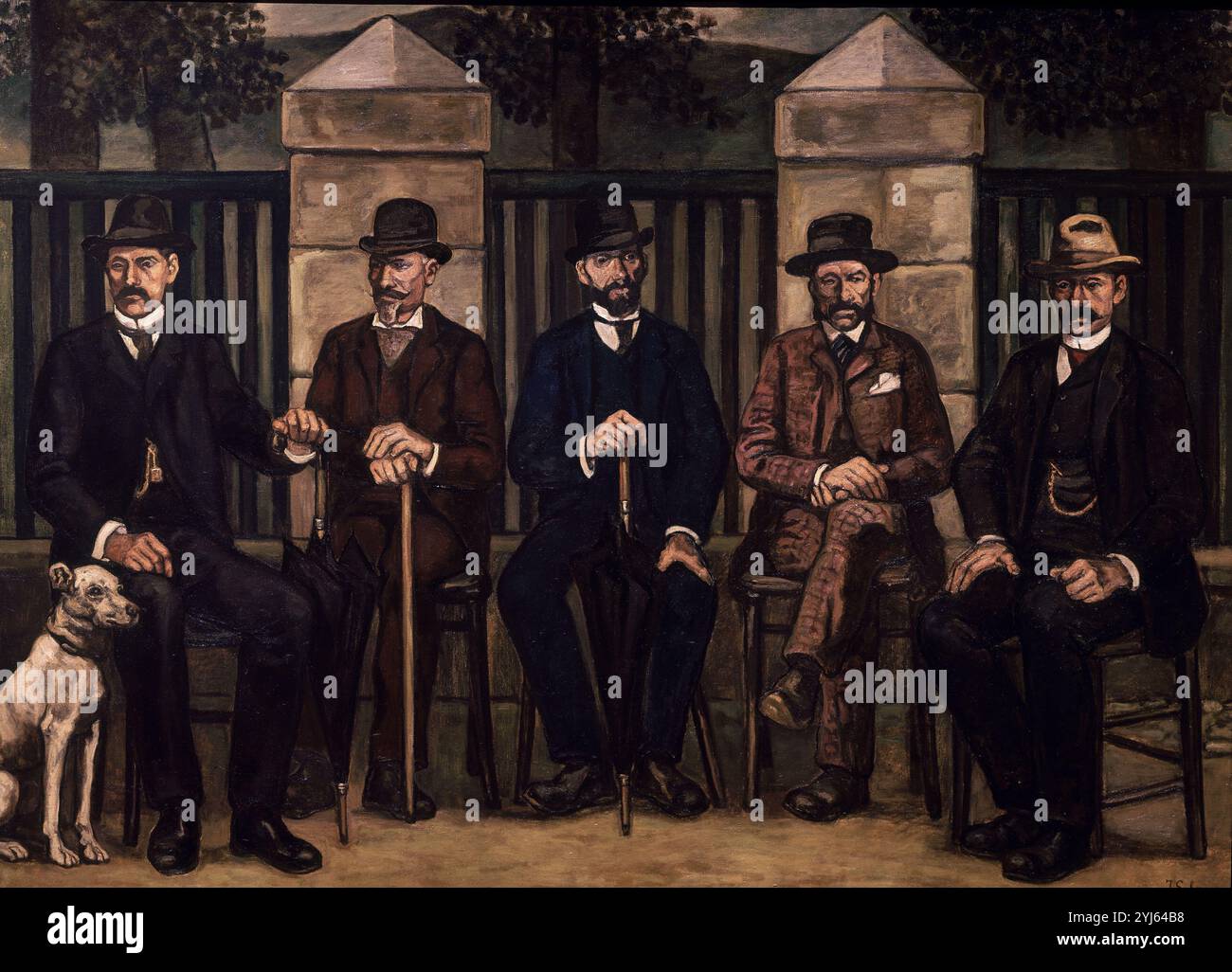 LOS INDIANOS, 164x225. Author: JOSE GUTIERREZ SOLANA (1886/1945). Location:  PRIVATE COLLECTION. MADRID. SPAIN Stock Photo - Alamy