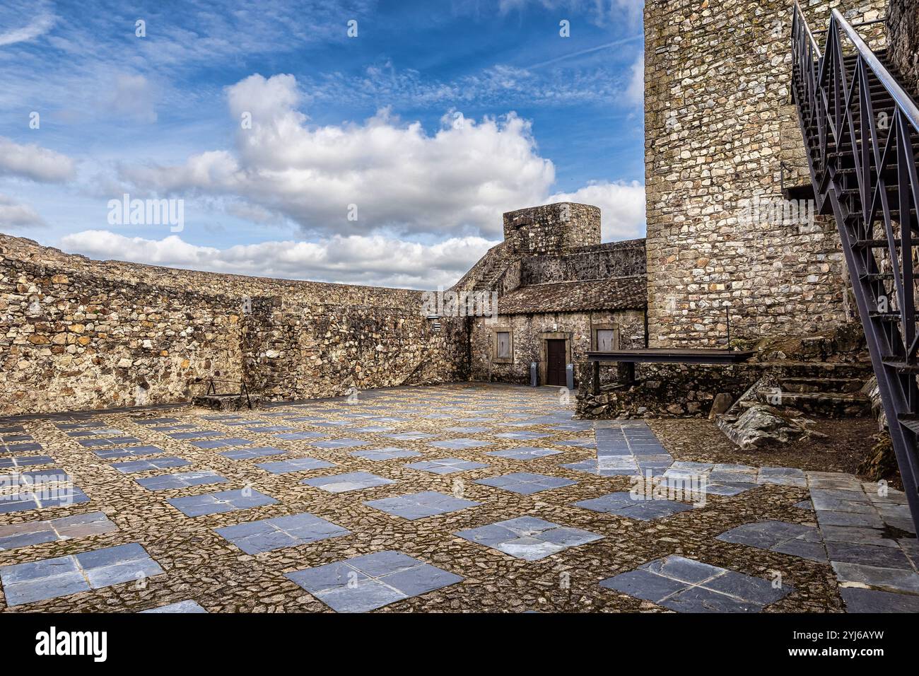 The Fort and Castelo of Marvao on the Hill of Castelo de Marvao in ...