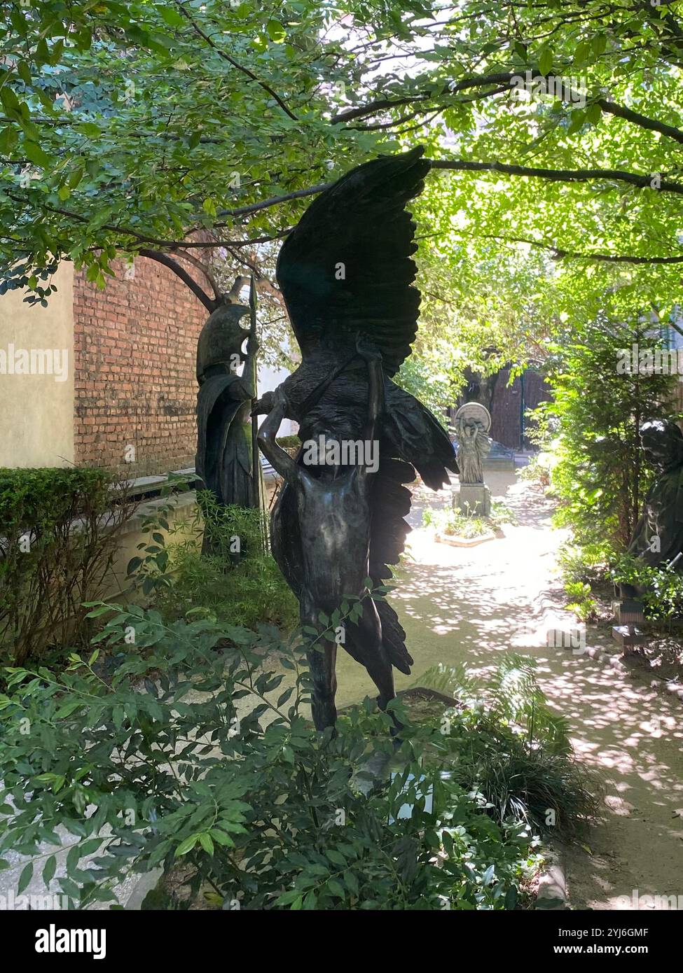 La Première Victoire d’Hannibal - Hannibal's First Victory Antoine Bourdelle, Bourdelle Museum - Smartphone Captured Stock Image