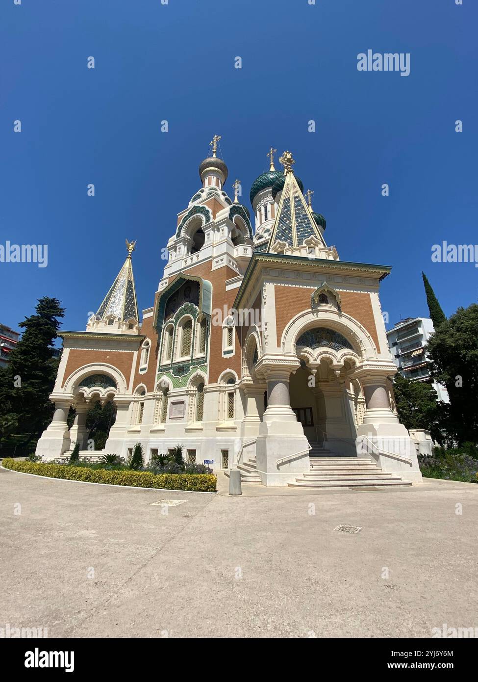 Nizza cathedral - Smartphone Captured Stock Image