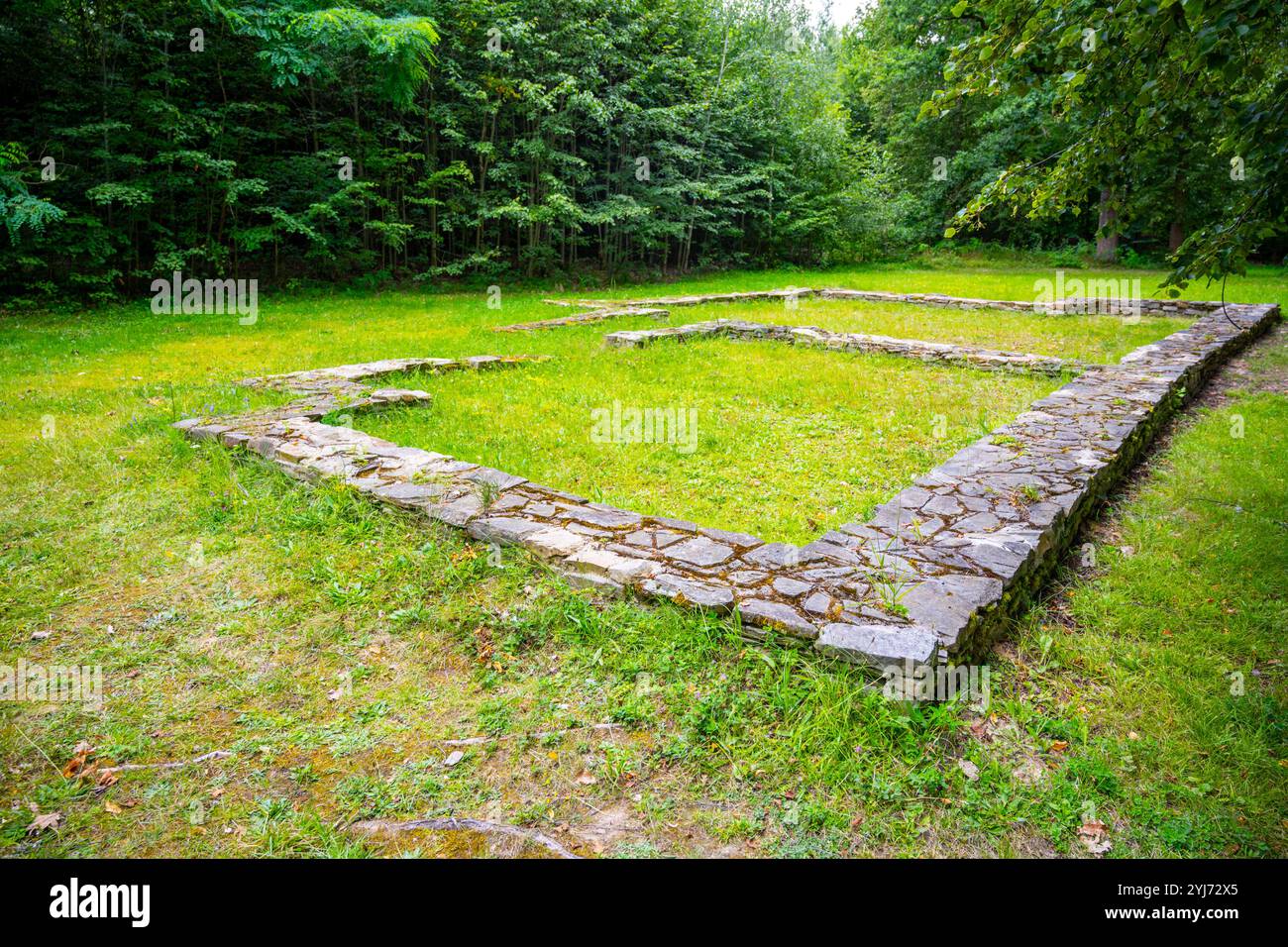 The archaeological site in Trocnov features the remnants of Zizka's ...