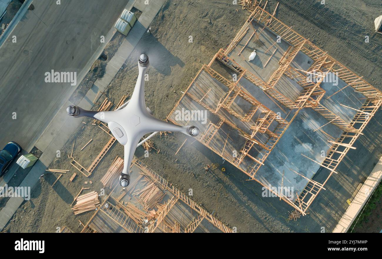 Aerial photography over construction site hi-res stock photography and ...