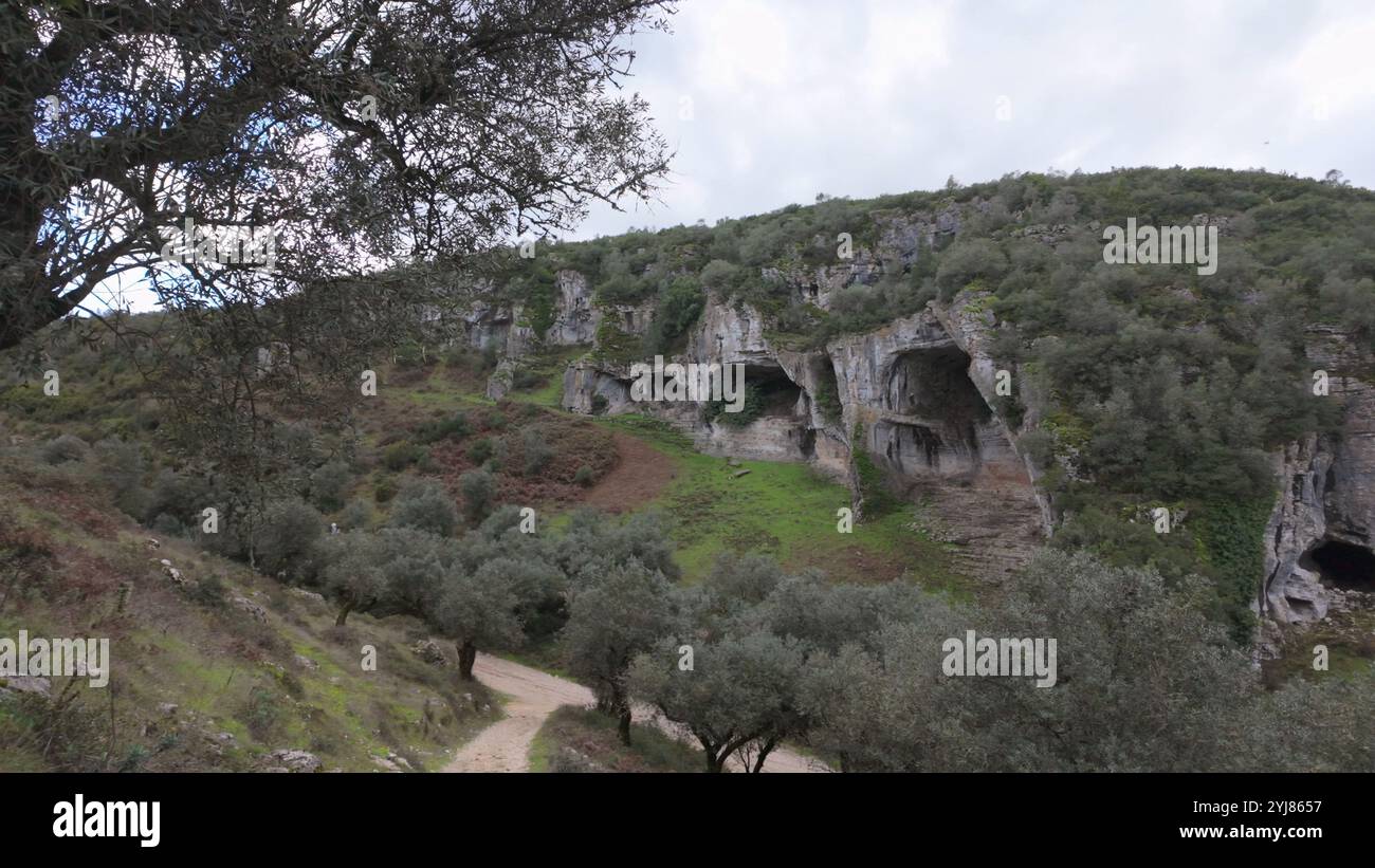 Casmilo Buracas do Casmilo at Condeixa - Portugal. Ancient limestone caves ...