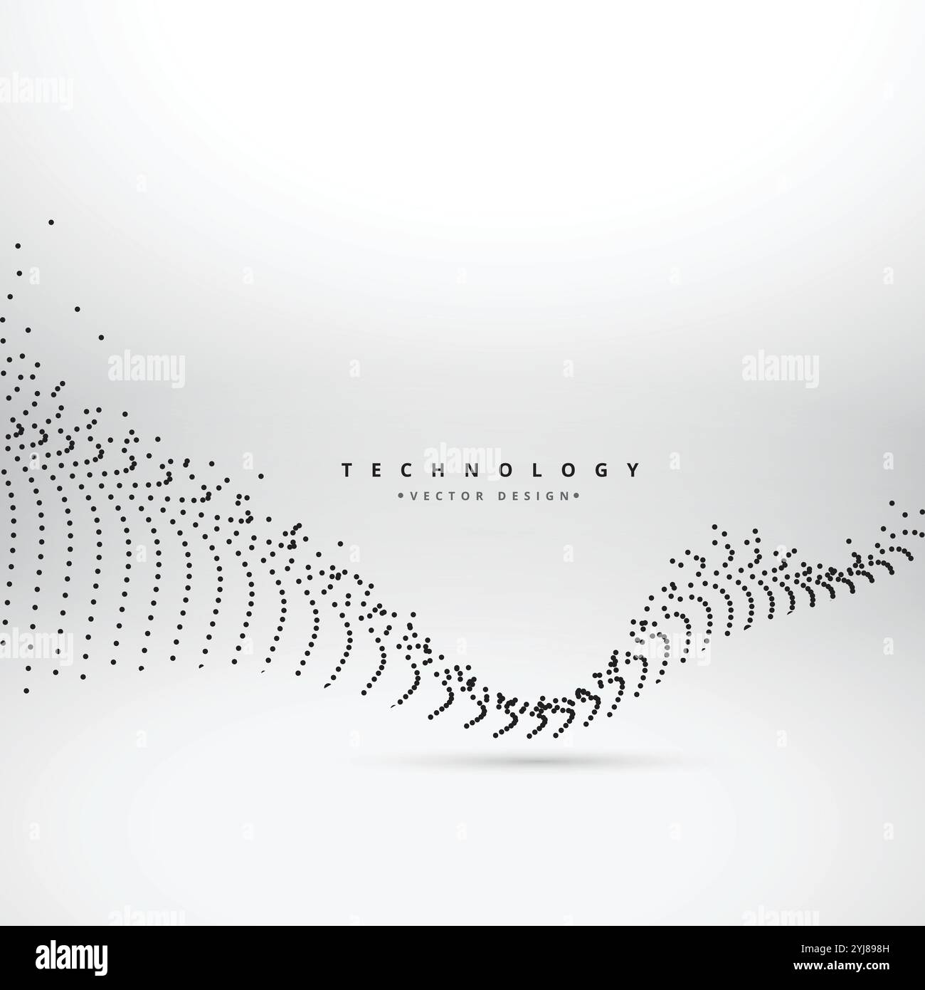 digital mesh wave technology background Stock Vector Image & Art - Alamy