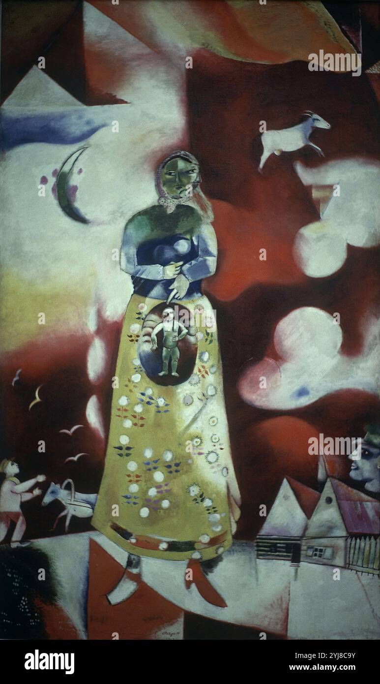 Marc Chagall, The pregnant woman, 1913,oil on canvas, , oil on canvas, Amsterdam, Netherlands Stock Photo - Alamy Marc Chagall, The pregnant woman, 1913,oil on canvas, , oil on canvas, Amsterdam, Netherlands Stock Photo - Alamy