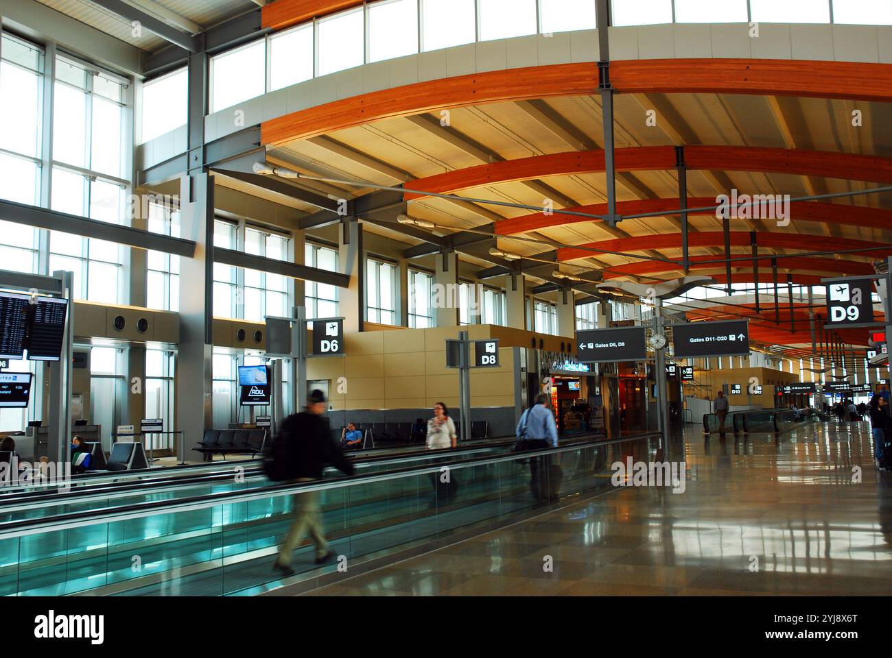 The design of the airport terminal in Raleigh, North Carolina invokes ...