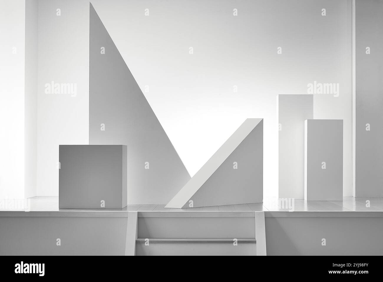 Triangular and square objects Stock Photo - Alamy