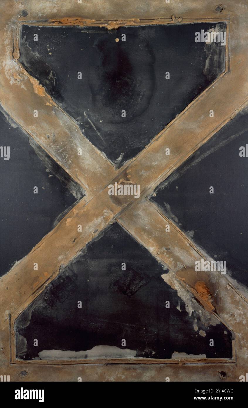 Antoni Tapies (n.1923). Catalan painter. He belonged to the group 