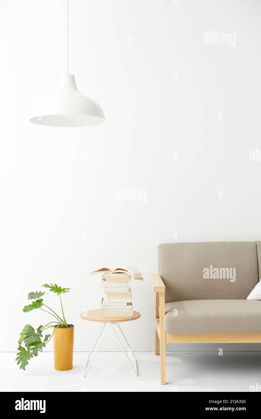 A blank living room stock photo alamy