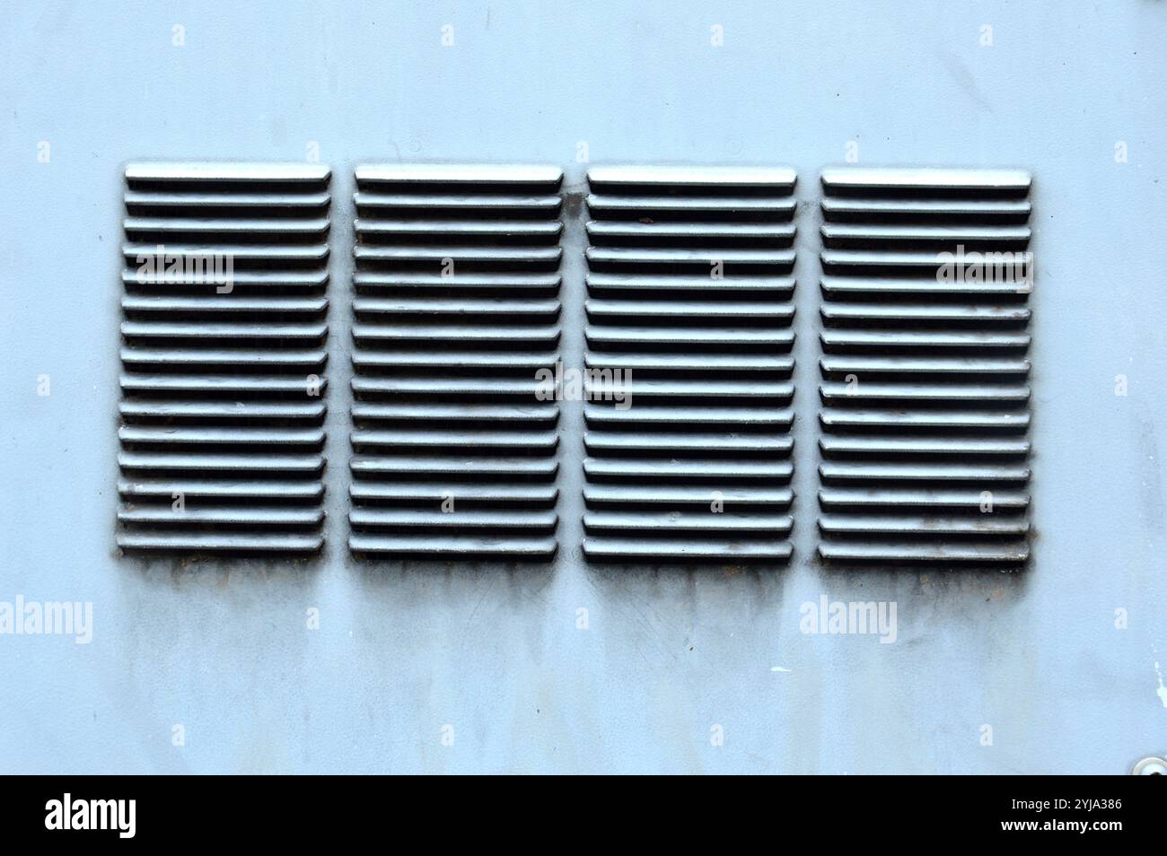 air holes on the wall Stock Photo