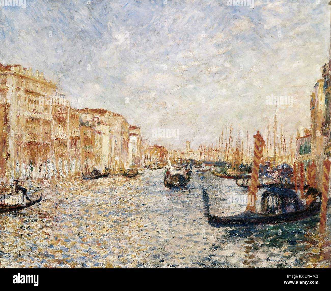 Townscape with barge on channel hi-res stock photography and images - Alamy