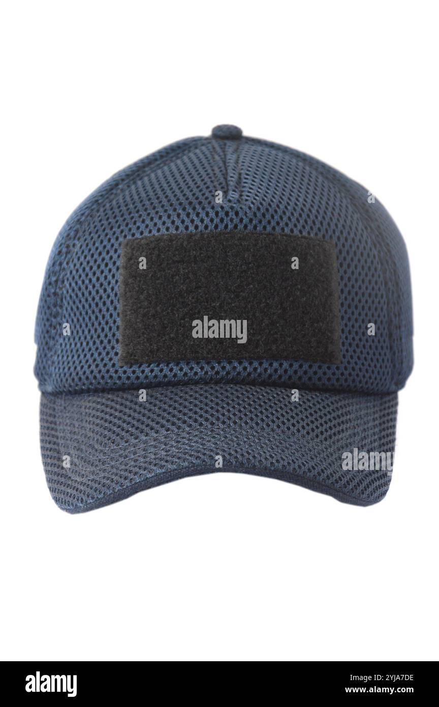 blue cap on white background Stock Photo - Alamy