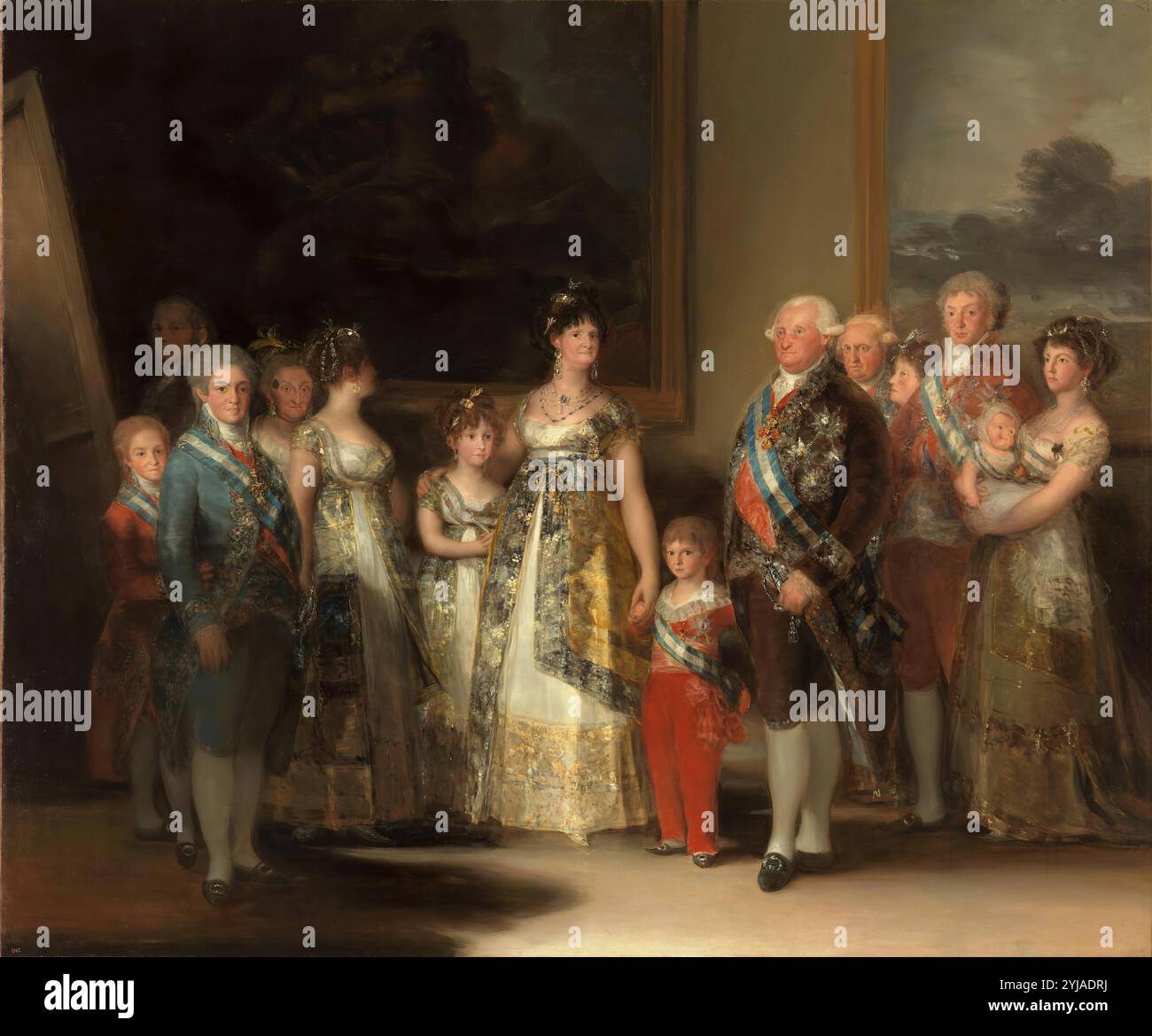 Francisco de Goya y Lucientes / 'The Family of Carlos IV', 1800 ...