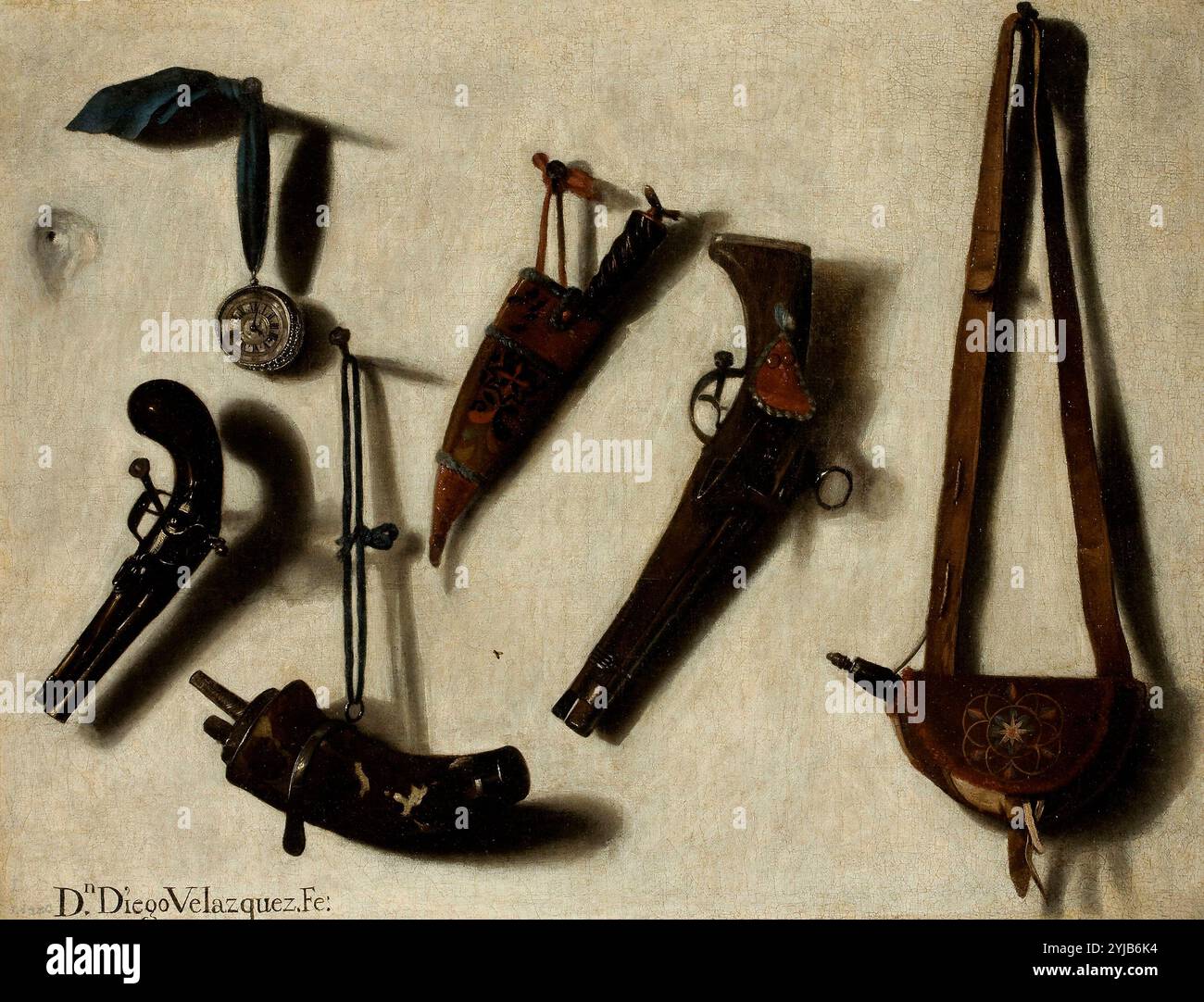 Vicente Victoria / 'Still Life with Weapons', Late 17th century - Early ...