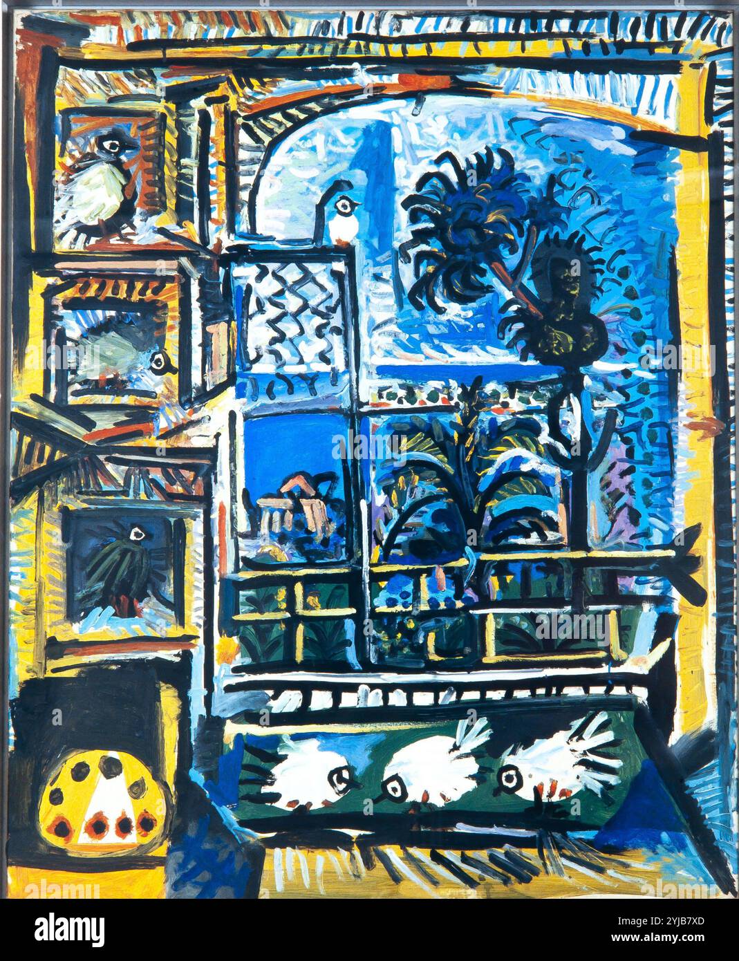 The pigeons pablo picasso 1957 hi-res stock photography and images
