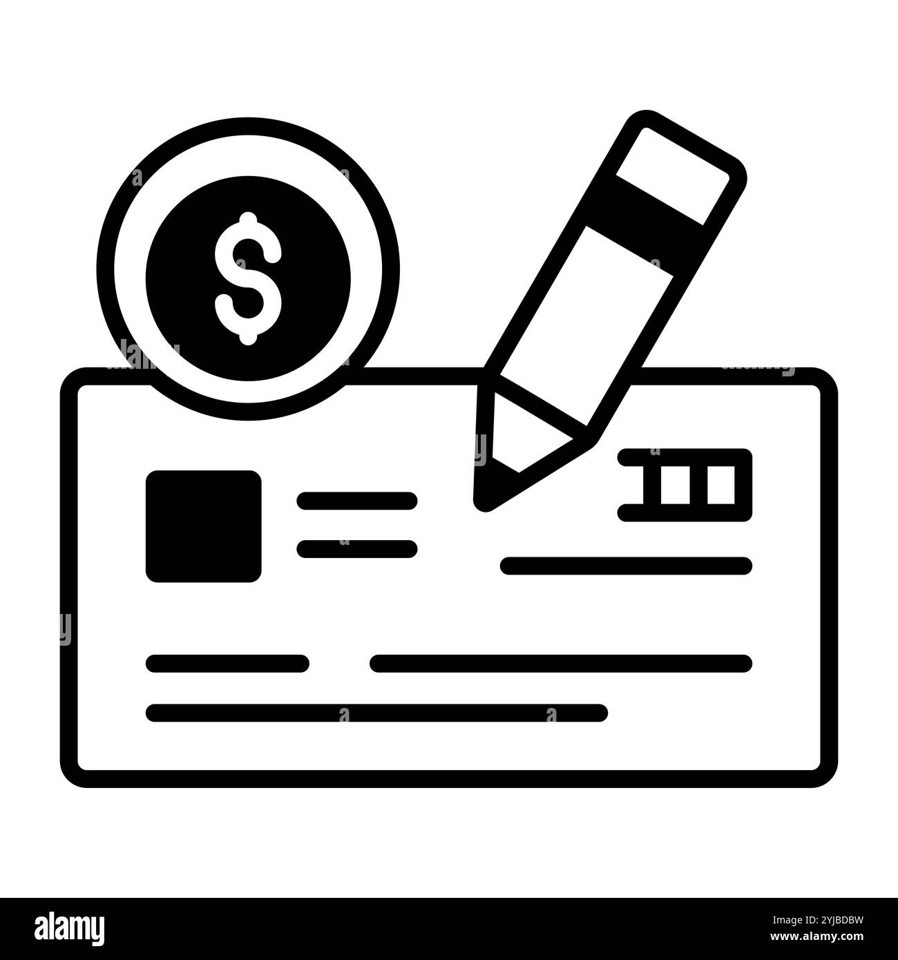 Money and checkbook Black and White Stock Photos & Images - Alamy