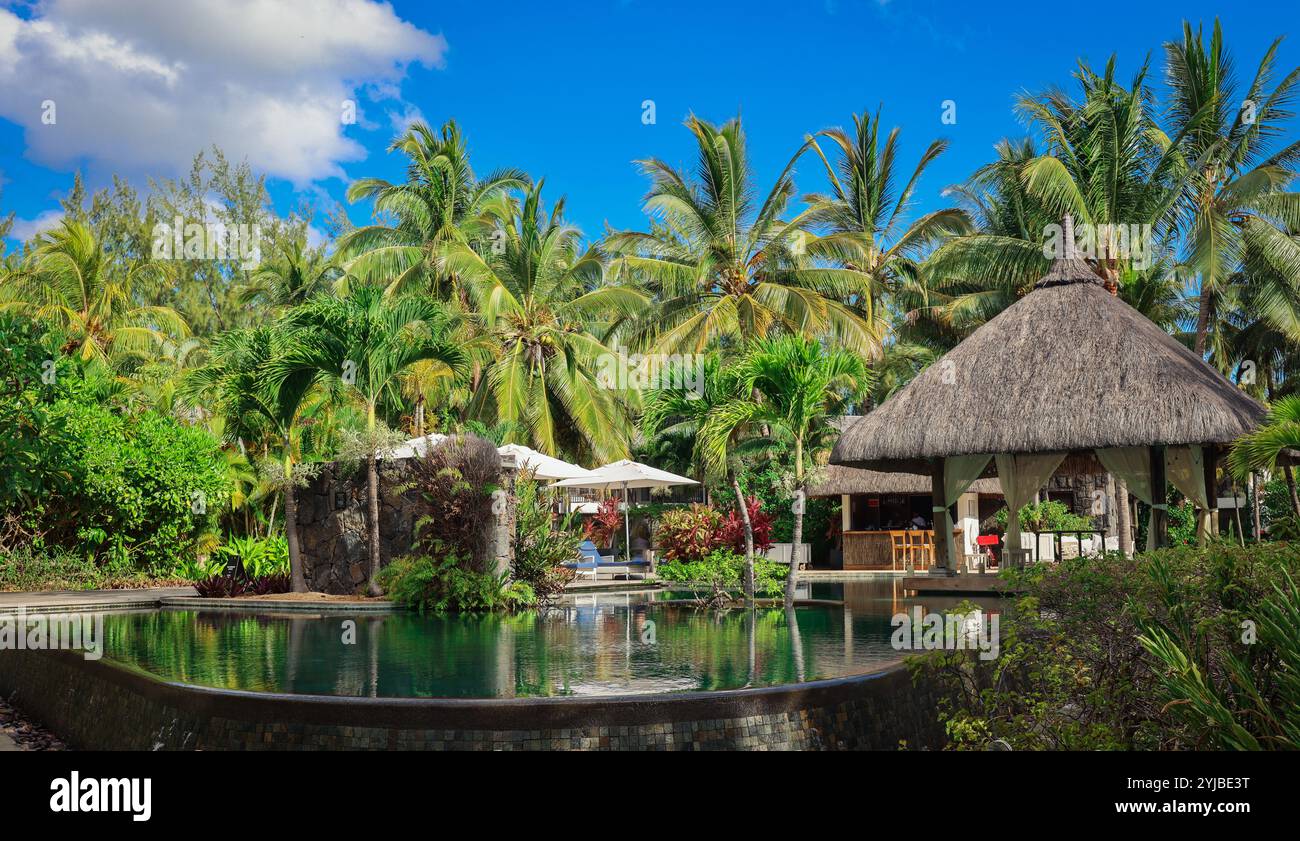 resort-pool-thatched-roof-hi-res-stock-photography-and-images-alamy