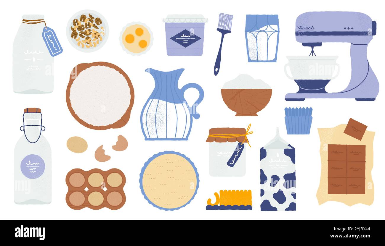 Cream butter mixer Stock Vector Images - Alamy