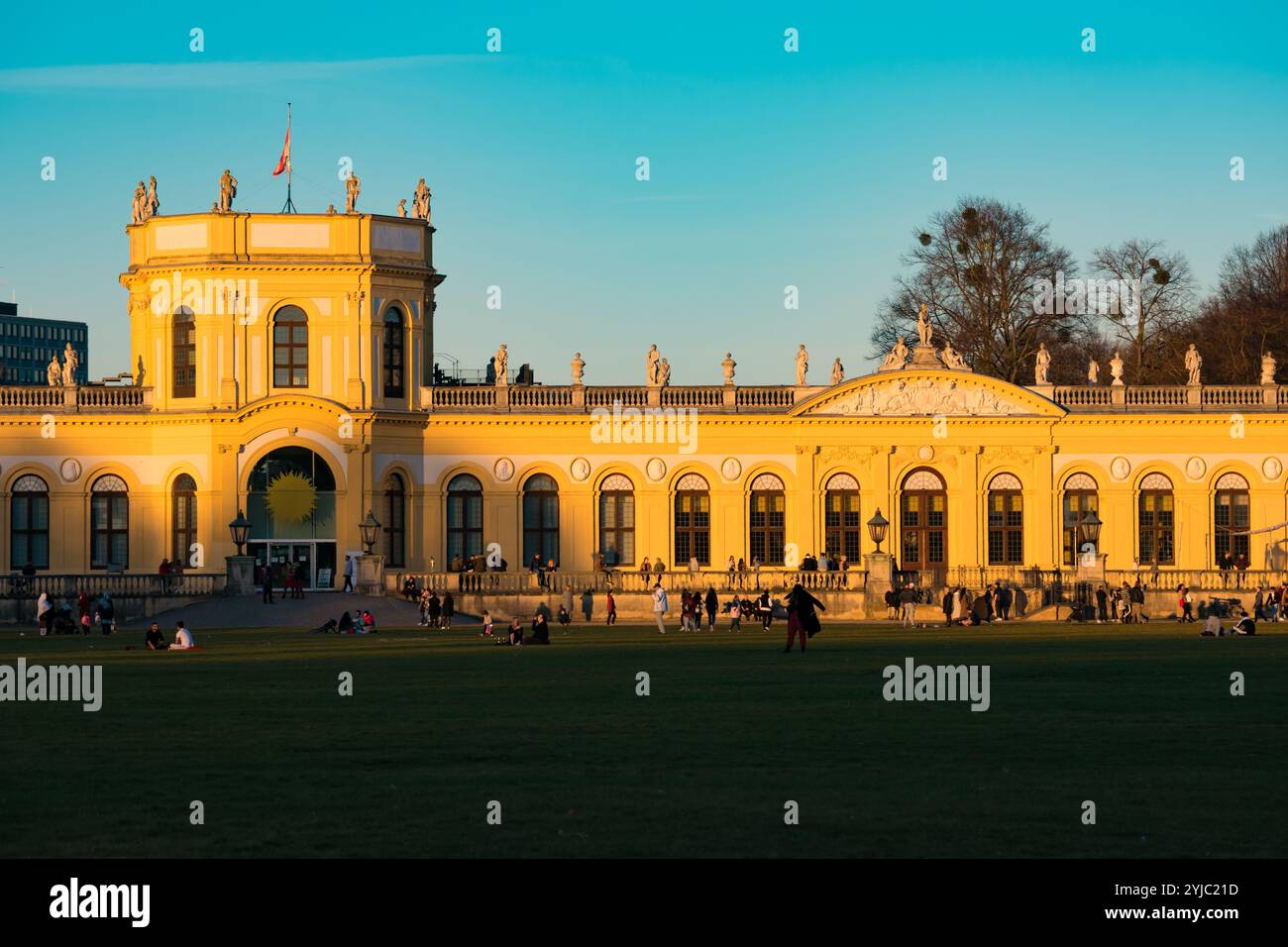 Kassel Germany - February 21,2021: Orangerie museum in the city of Kassel Stock Photo