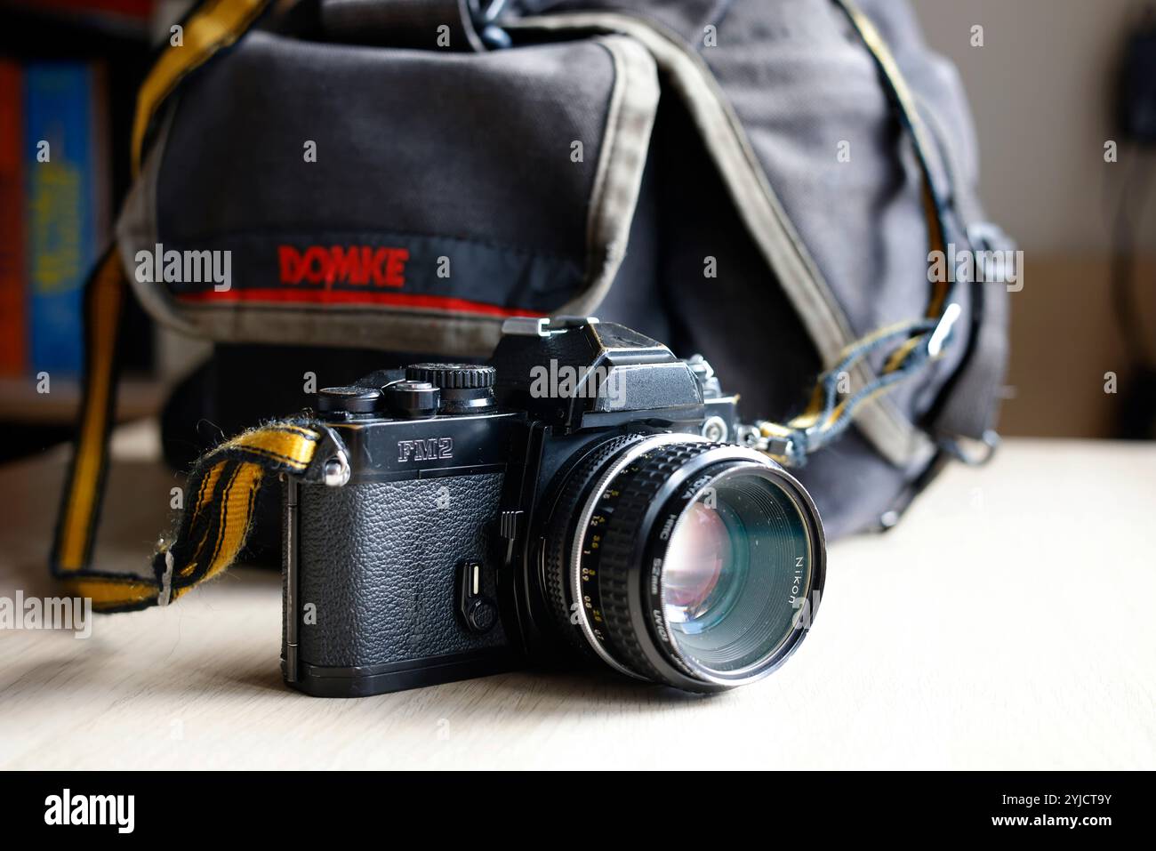 Nikon fm2 film camera hi-res stock photography and images