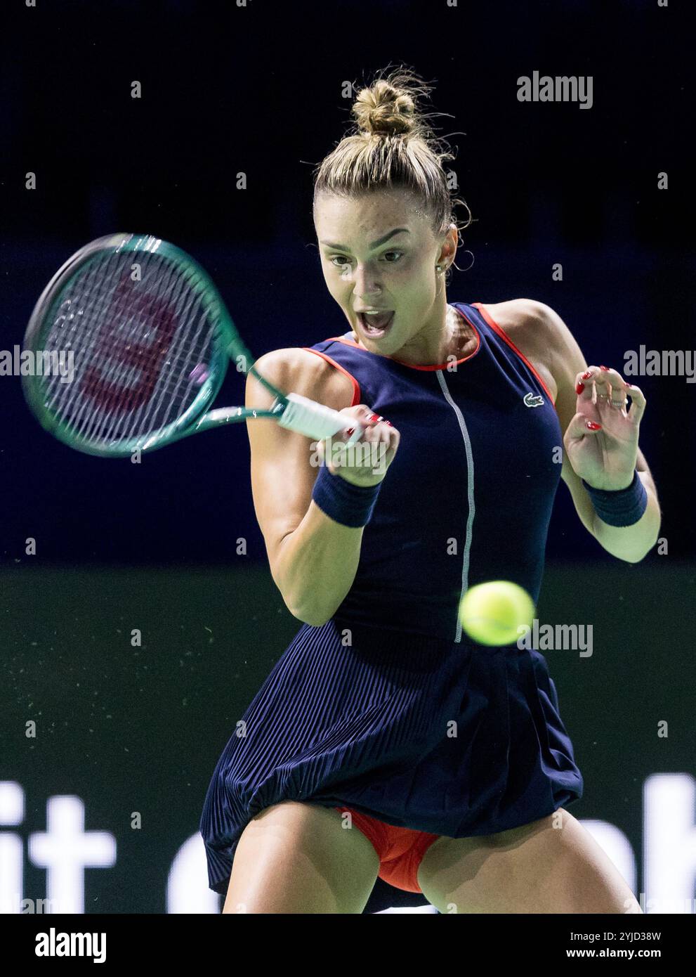 14th November 2024; Palacio de Deportes Jose Maria Martin Carpena Arena, Malaga, Spain; Billie Jean King Cup Finals, Day 2; Jaqueline Adina Cristian (ROU) Stock Photo