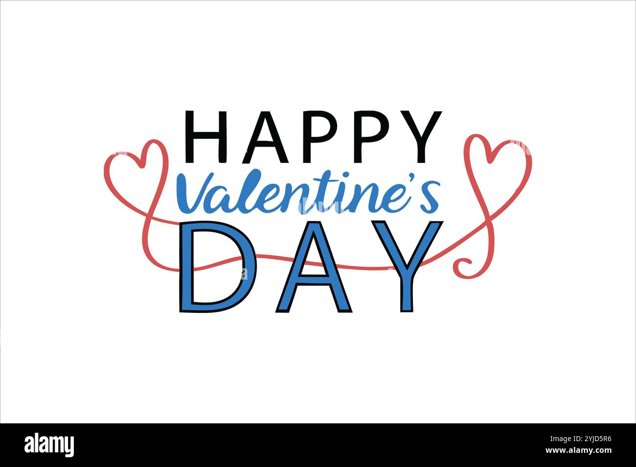 happy valentines day art vector illustration Stock Vector Image & Art ...