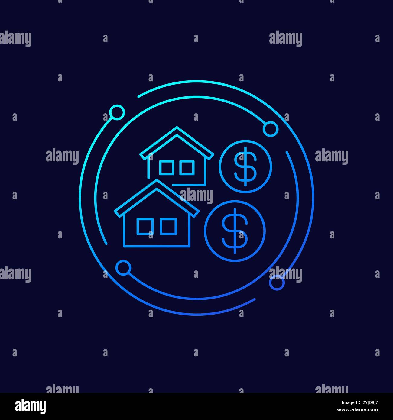 Rental payment Stock Vector Images - Alamy