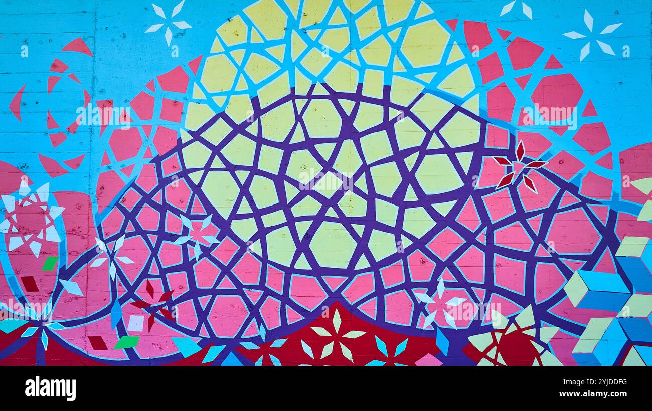 Bright bold geometric shapes hi-res stock photography and images - Alamy