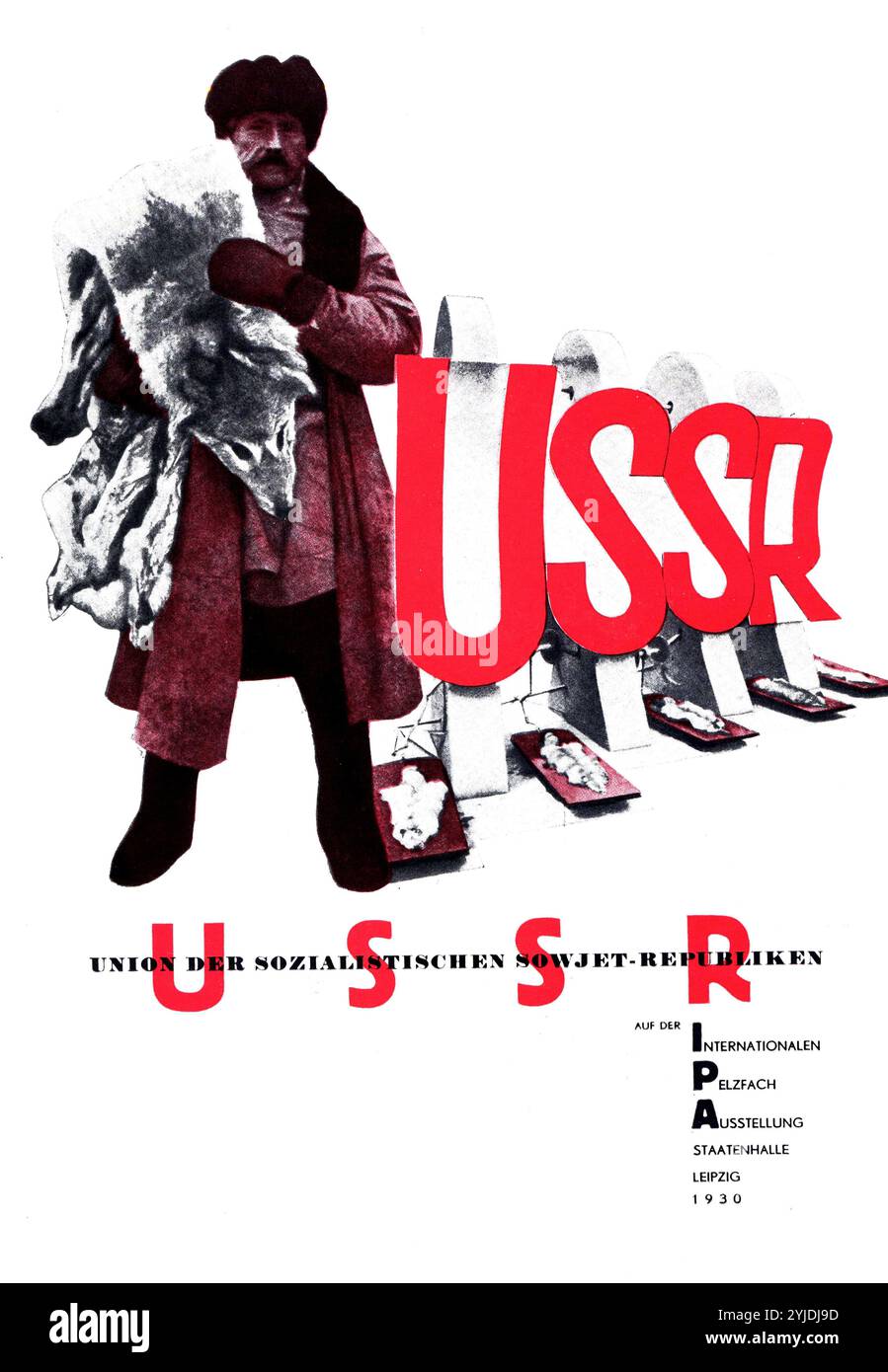 Cover for catalogue "USSR on the International Fur Industry Exhibition