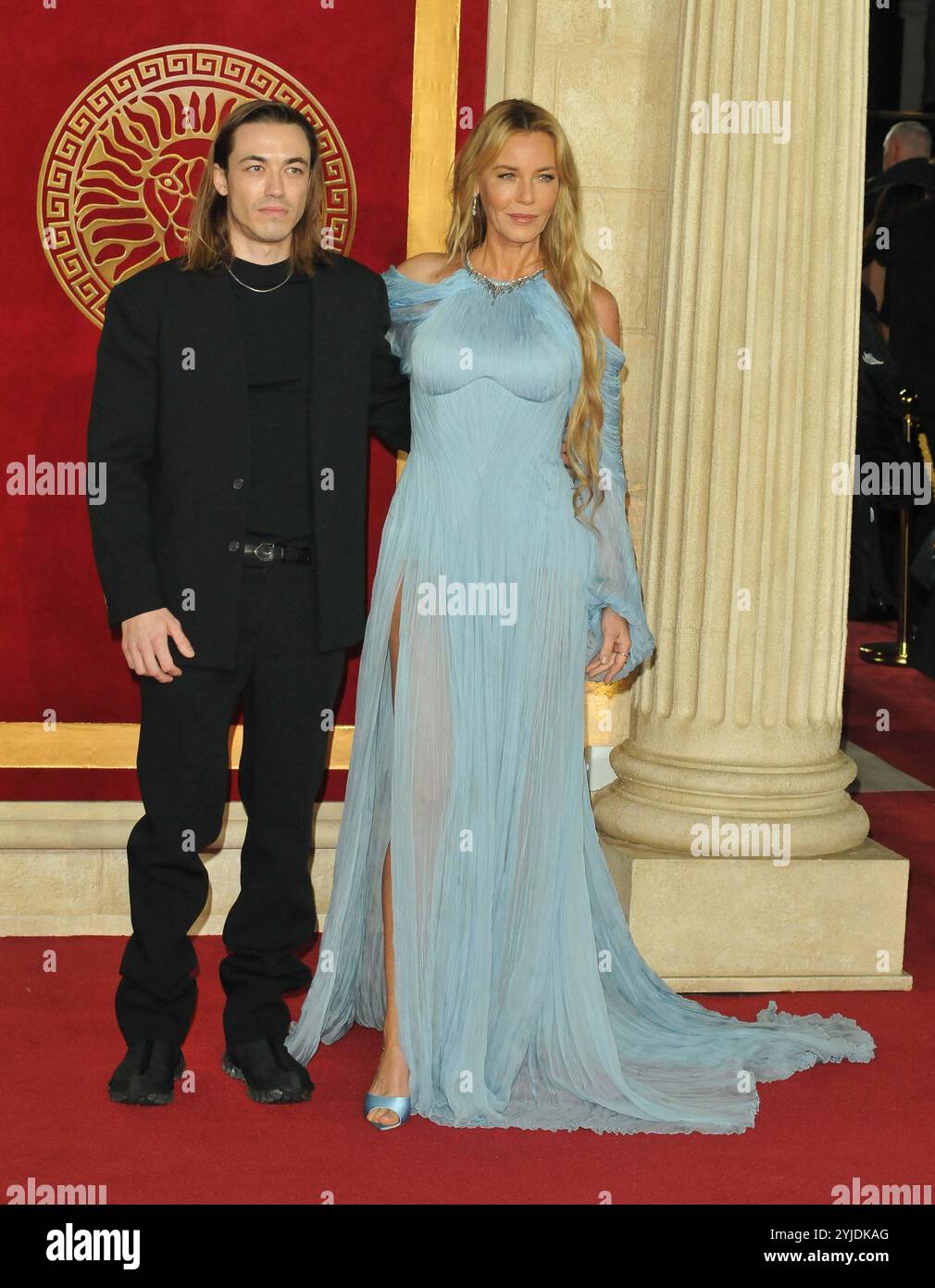 London, UK. 13th Nov, 2024. Daniel Del Core and Connie Nielsen at the ...