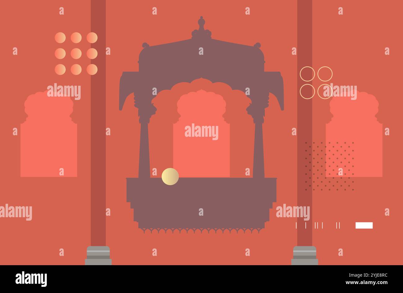 Traditional Rajasthani Window - Intricate Lattice Work - Stock ...