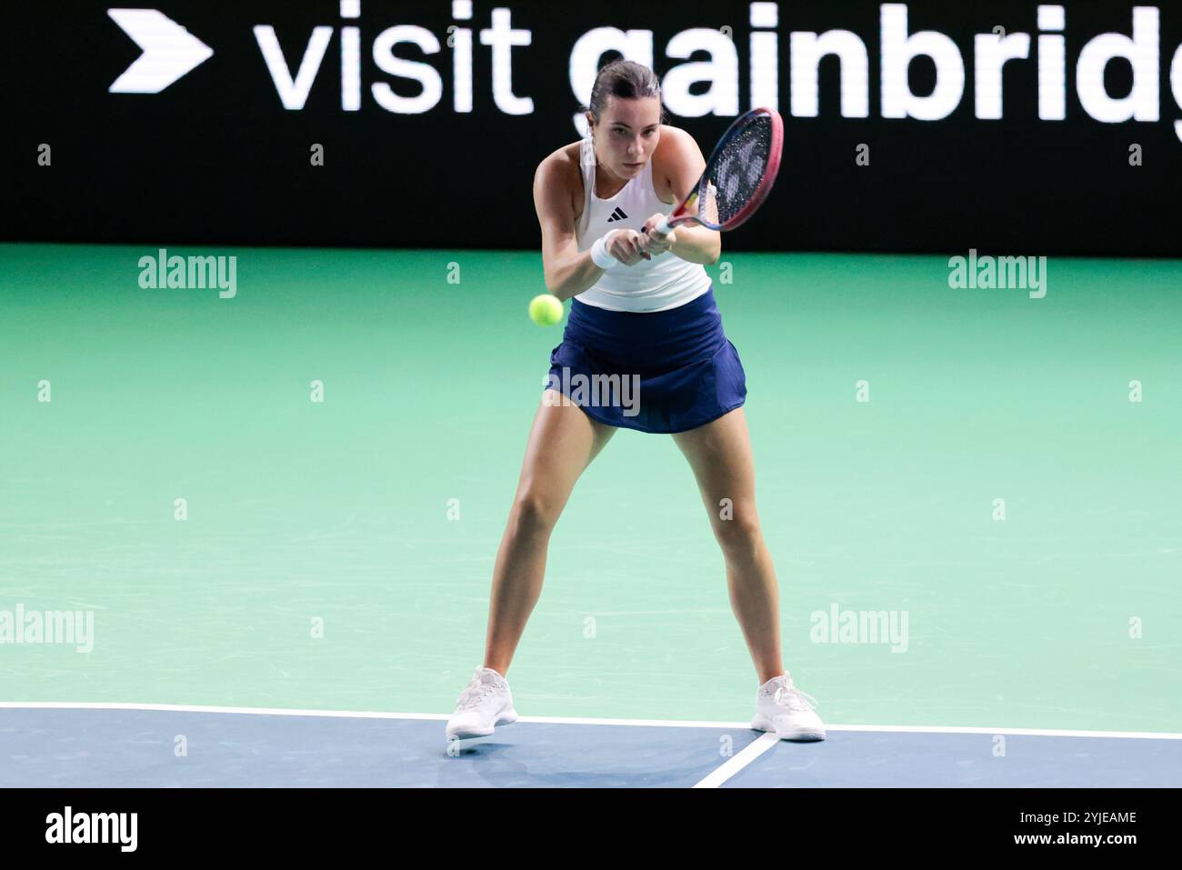 Malaga, Spain. 14th Nov, 2024. MALAGA, SPAIN - NOVEMBER 14: Elena Gabriela Ruse of Romania prior to the Billie Jean King Cup Finals at Palacio de Deportes Jose Maria Martin Carpena on November 14, 2024 in Malaga, Spain. (Photo by Jose-Luis Contreras/MB Media/MB Media) Credit: MB Media Solutions/Alamy Live News Stock Photo