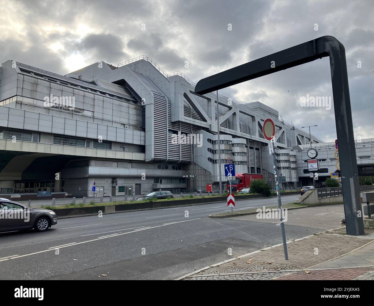 The ICC (Internationales Congress Centrum) in Berlin. Messedamm, Westend, Charlottenburg-Wilmersdorf, Berlin, Germany. 5th October 2023. - Smartphone Captured Stock Image