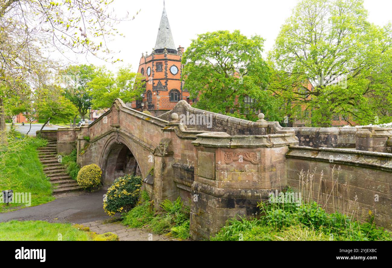 Port Sunlight Village, Wirral, North West England. Pictured here in May 2024. Stock Photo