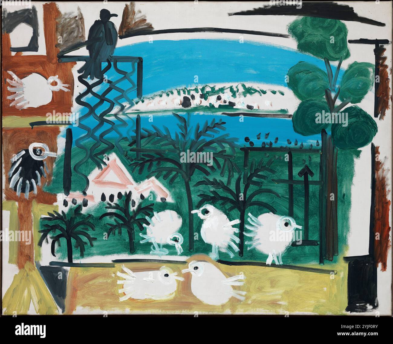 ピカソ “The Pigeons” ジクレー　CoA 付き Amazon.com: PABLO PICASSO The Pigeons, 1995 : Home & Kitchen