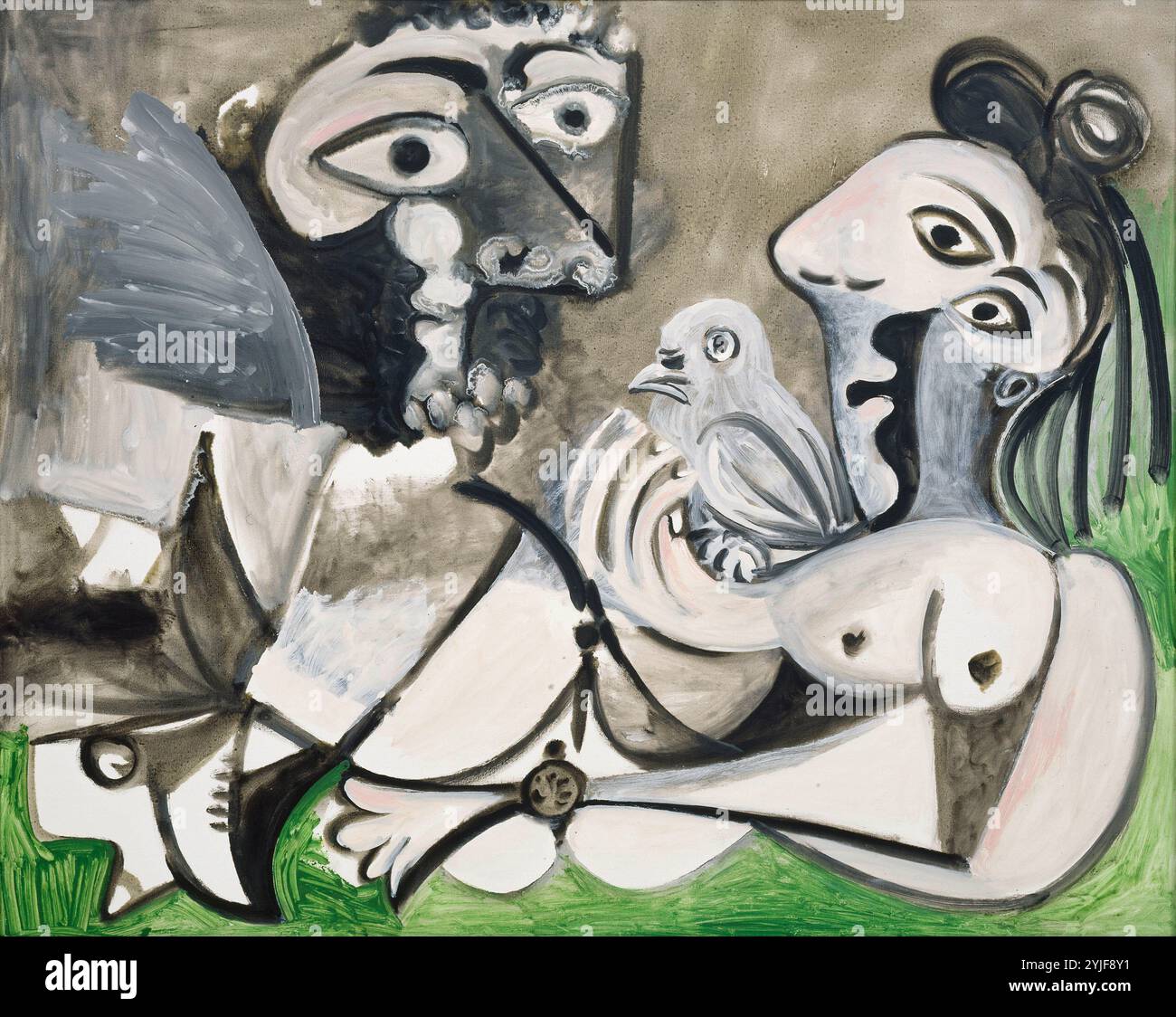 Picasso painting couple hi-res stock photography and images