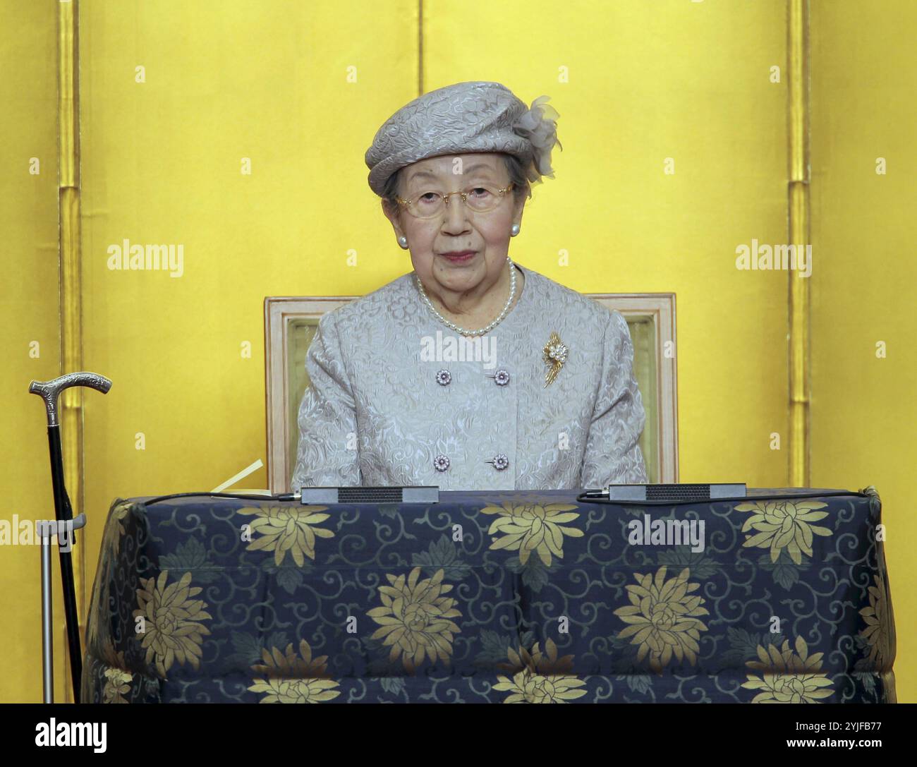 Princess Yuriko The file photo shows Princess Yuriko Mikasa of Japan attends the ...
