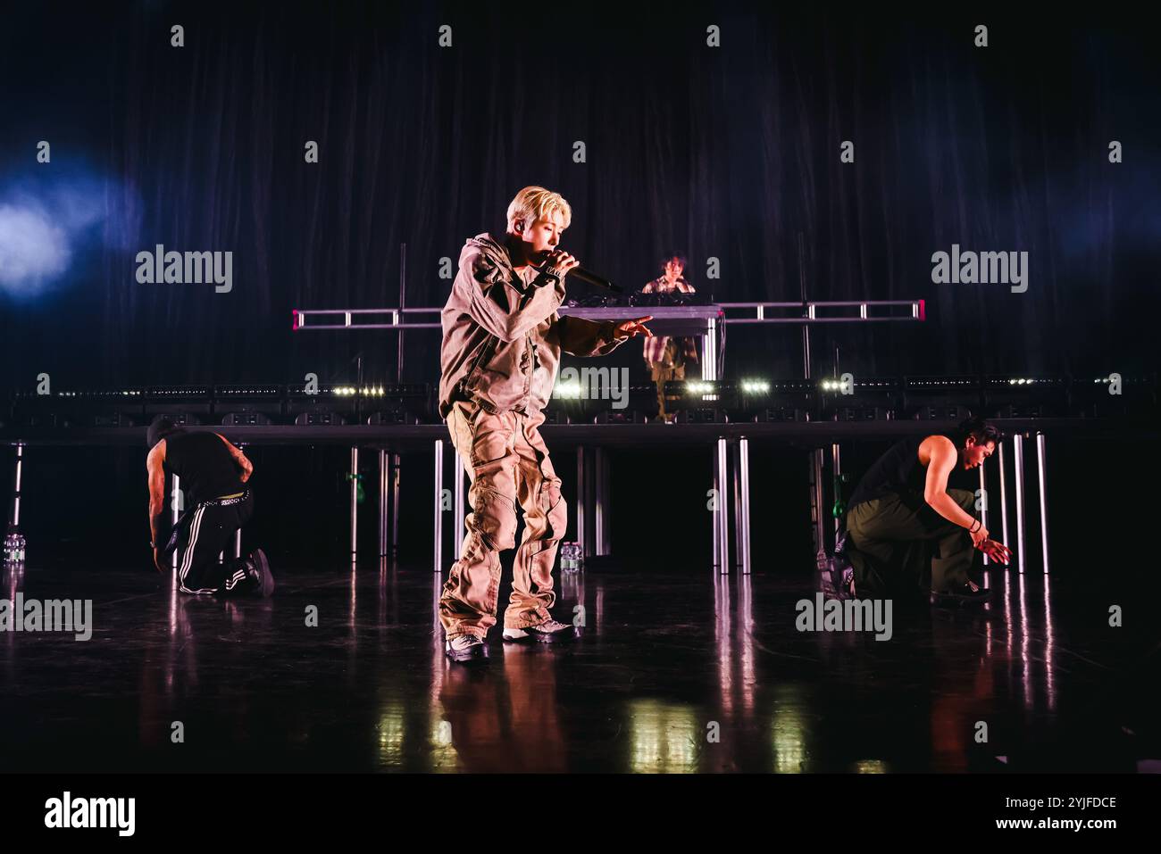 Milan, BI performs in concert during the Love Or Die Tour at Alcatraz ...