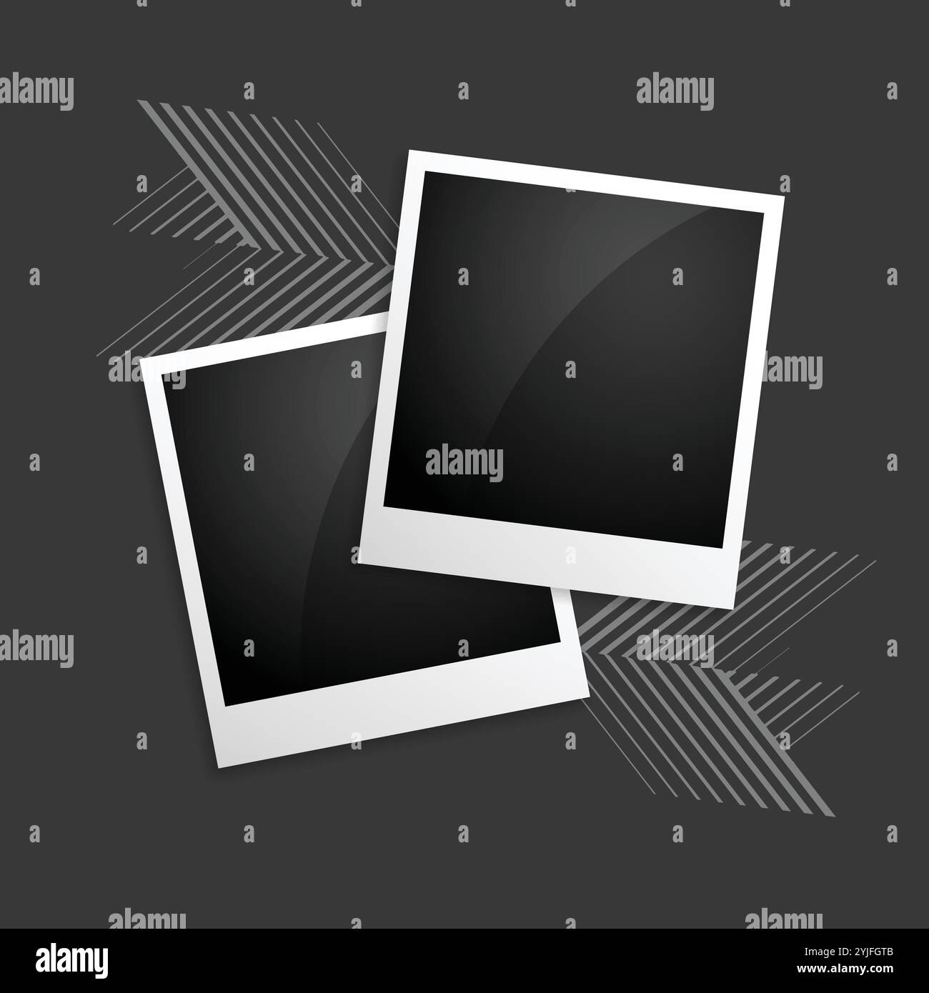 dark photo frame memories template Stock Vector Image & Art - Alamy