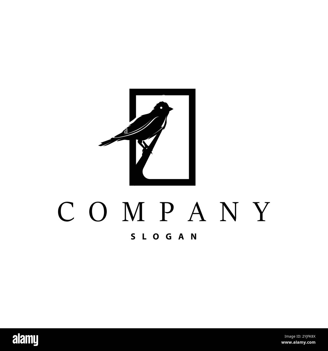 Creative vulture logo hi-res stock photography and images - Alamy