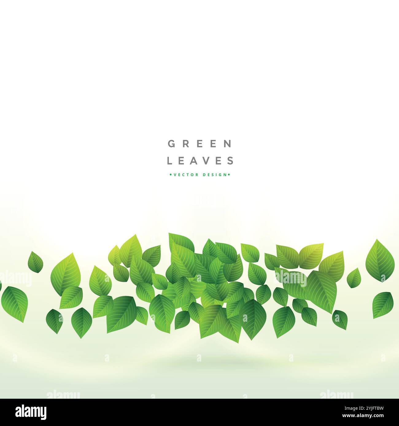 fresh green leaves background design Stock Vector Image & Art - Alamy