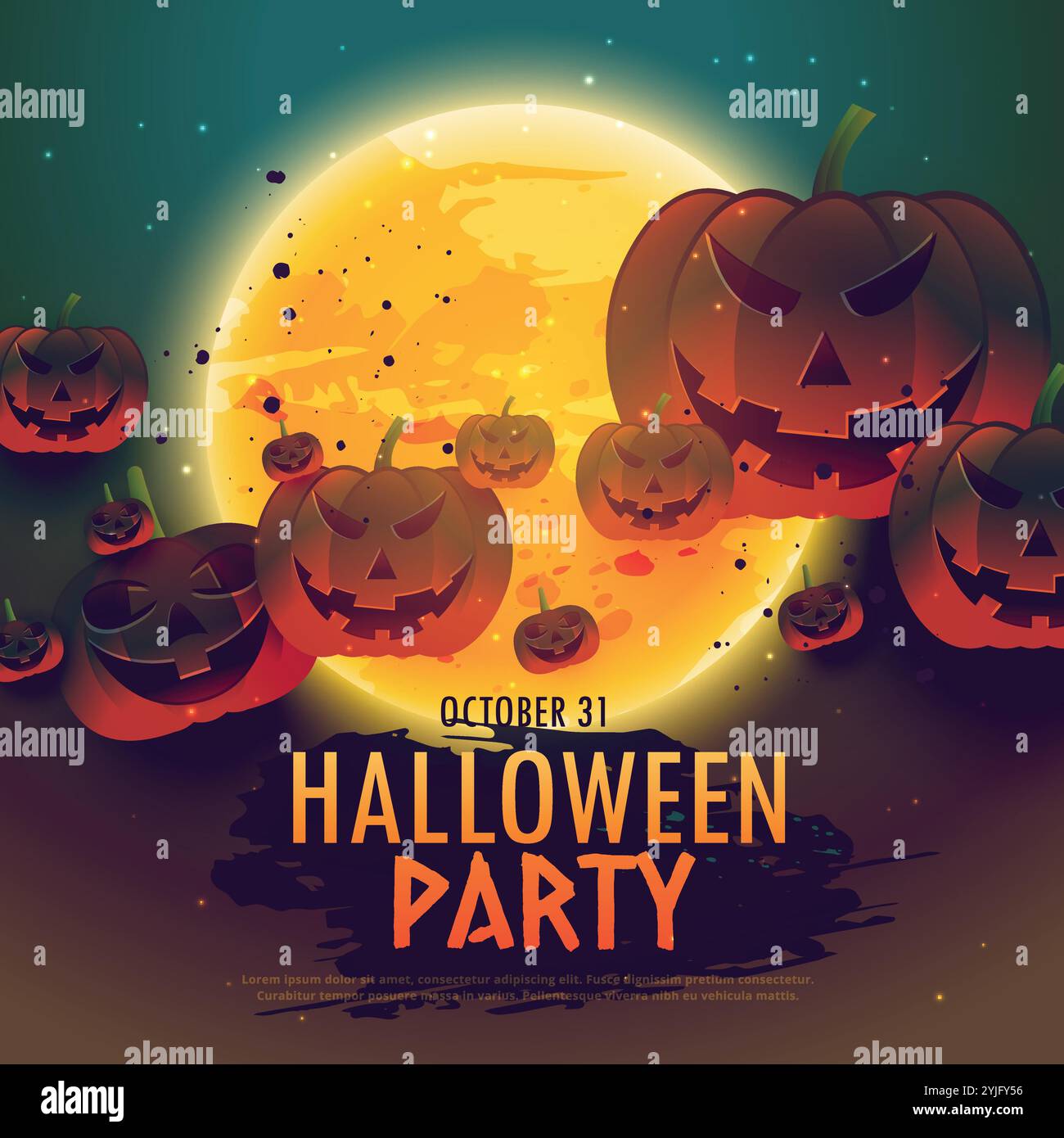 Spooky halloween celebration background stock vector image art alamy