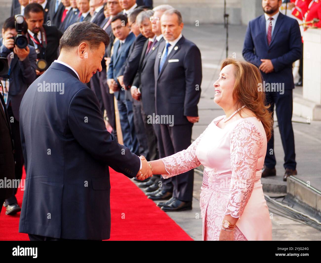 Lima, Peru. 14th Nov, 2024. Xi Jinping, President of the People's ...